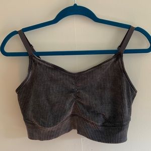 Offline by Aerie charcoal grey bralette🖤